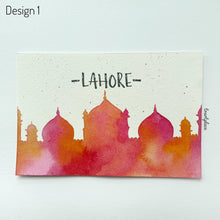 Load image into Gallery viewer, Lahore - Hand-painted Watercolor Postcard
