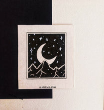 Load image into Gallery viewer, Moon Doodle Post Card
