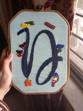 Load image into Gallery viewer, Family Embroidered Wall Hanging
