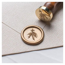 Load image into Gallery viewer, Custom Design Wax Seal Stamp - Personalized Wedding Invitation Wax Seal Stamp - 1 inch diameter
