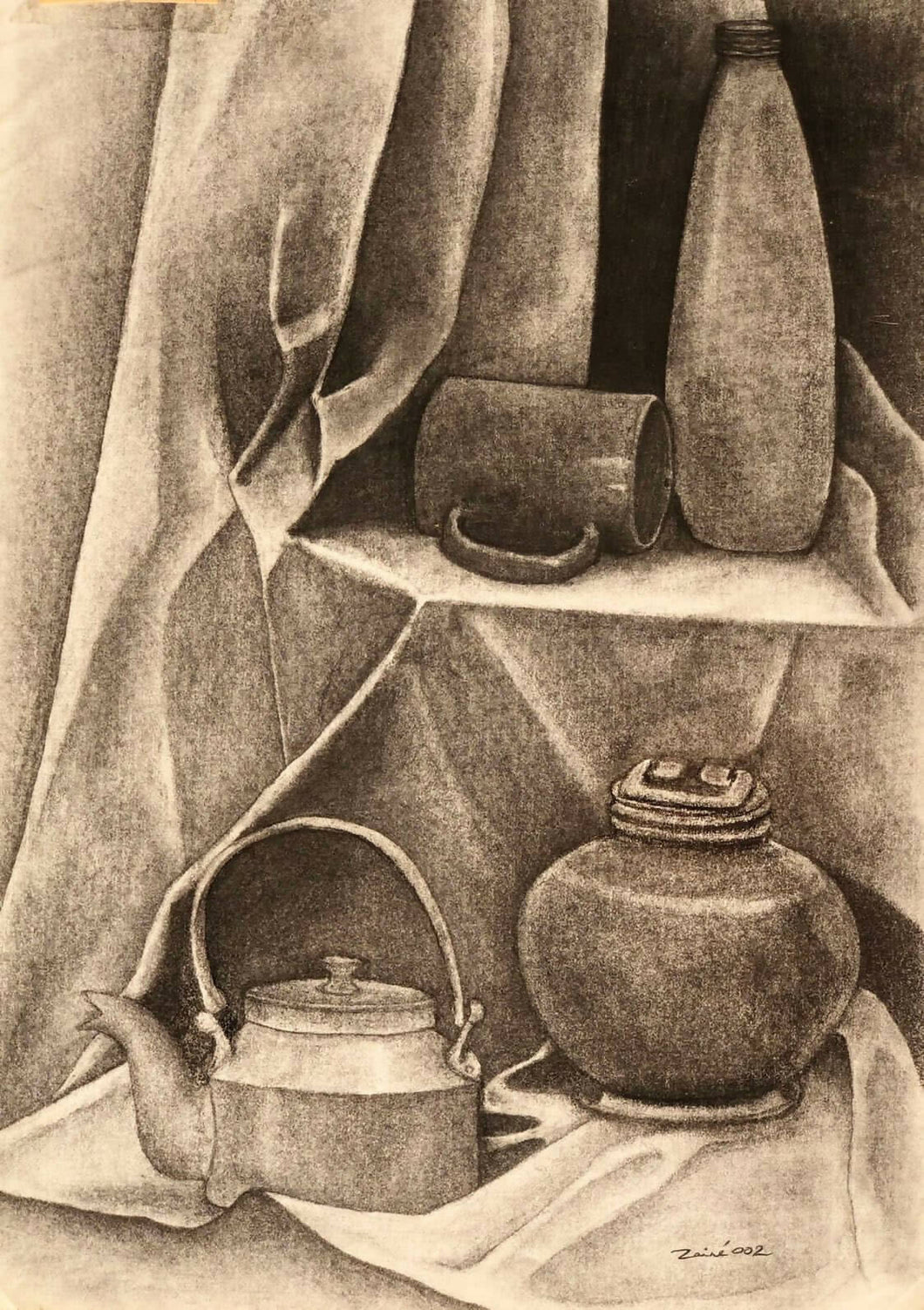 Still Life: Charcoal Study