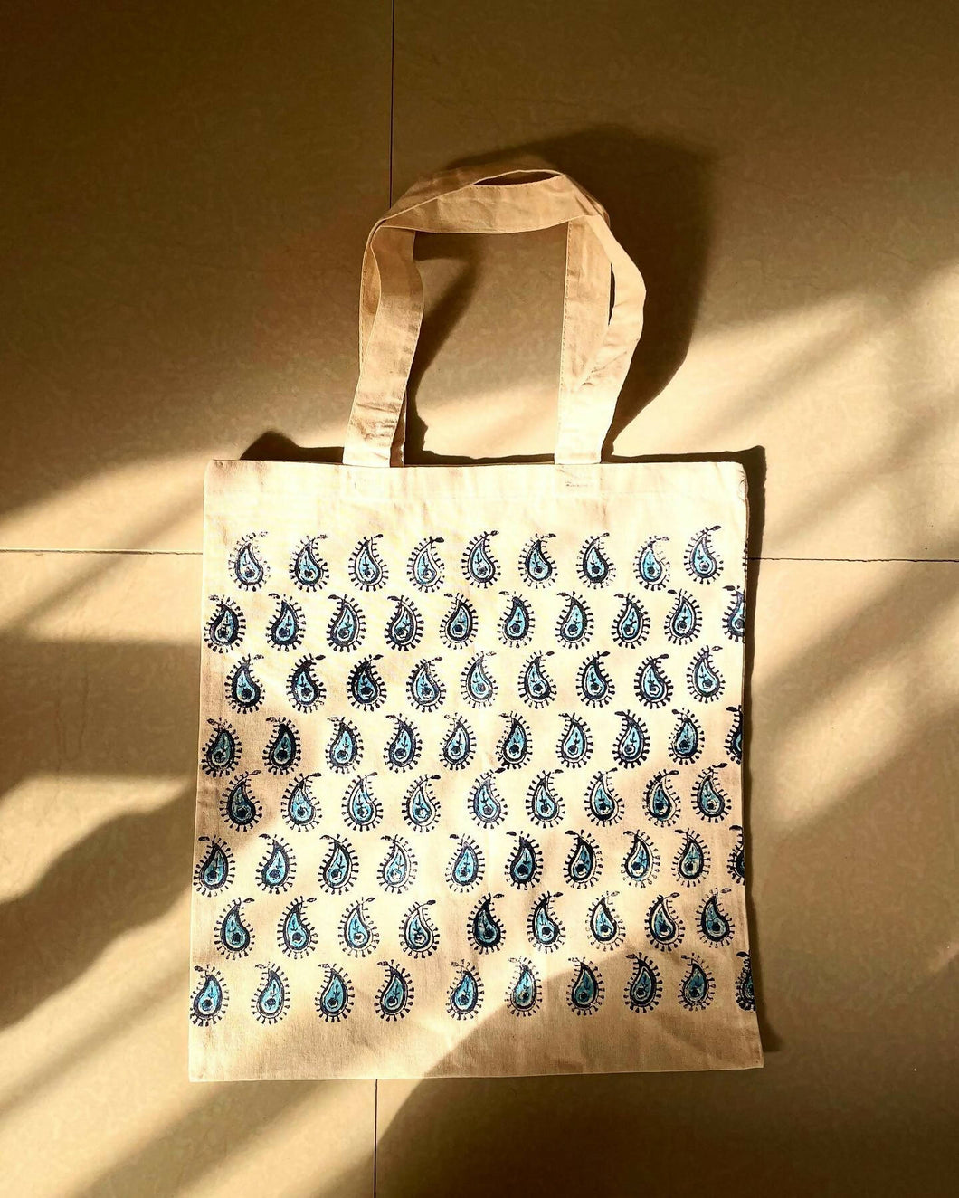 Tote bag Block Print (6 Evil Eye)