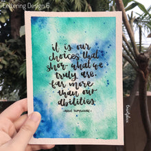 Load image into Gallery viewer, Hand-painted Lettering | Watercolor Illustration
