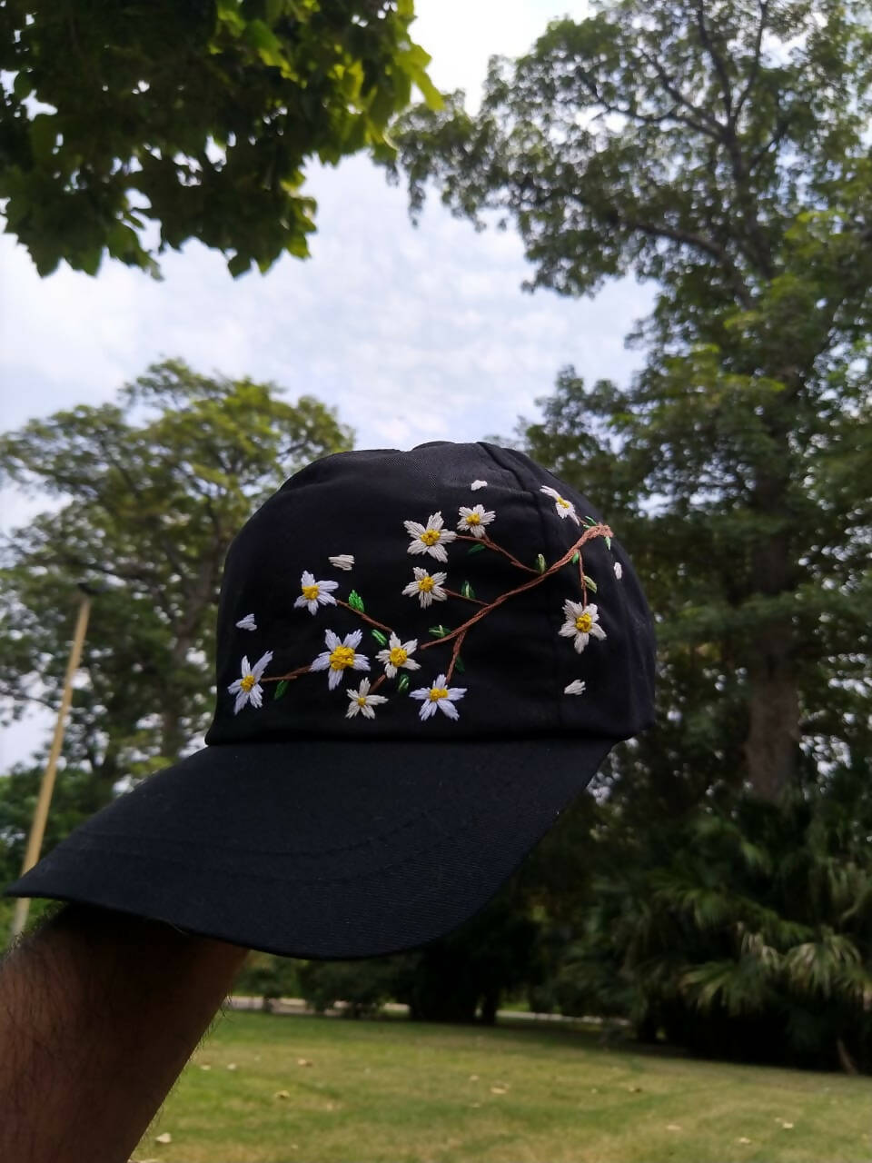 Spring Days Embroidered Hat