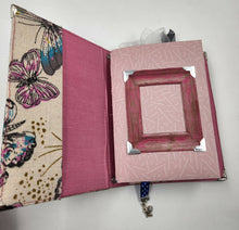 Load image into Gallery viewer, Fabric Pink Butterfly Journal

