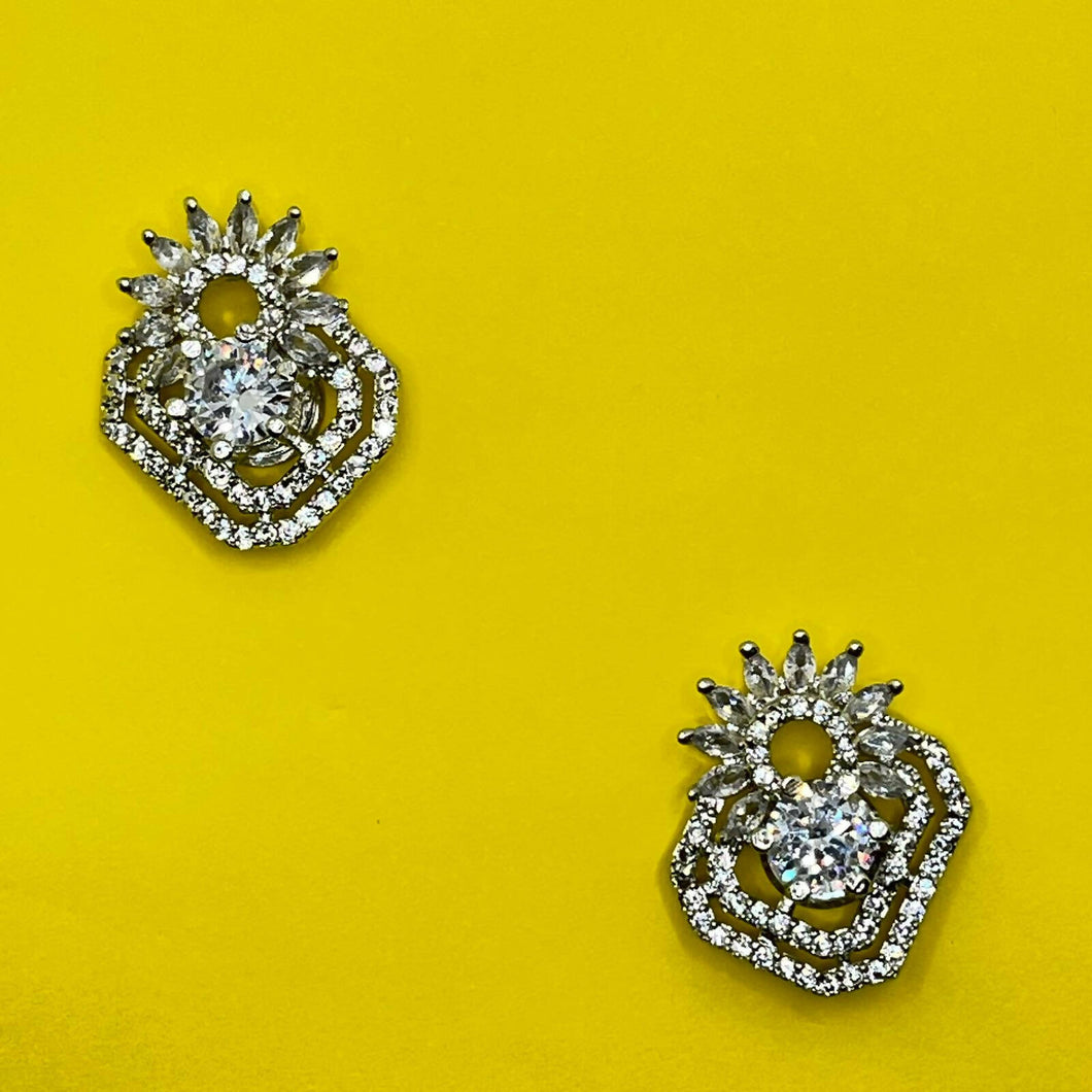 Eustacia-Zircon Studs