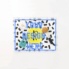 Load image into Gallery viewer, Handmade Acrylic Trays With Custom Initials - For Own Use Or Giving As A Gift - 10&quot; x 12&quot;
