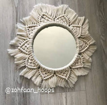 Load image into Gallery viewer, Macrame Mirror - Wall Hanging
