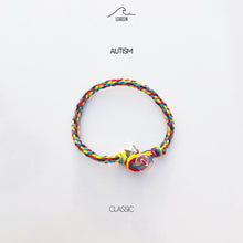 Load image into Gallery viewer, Autism Awareness Thread Bracelet, Keychain &amp; Charm - In Support of Loved Ones Battling the Disease - Fund Raising - Perfect for Gifting
