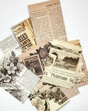 Load image into Gallery viewer, Old Newspaper Cutouts For Journaling And Scrapbooking
