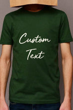 Load image into Gallery viewer, Custom Red Uni-sex Shirt with Personalized Text Printing
