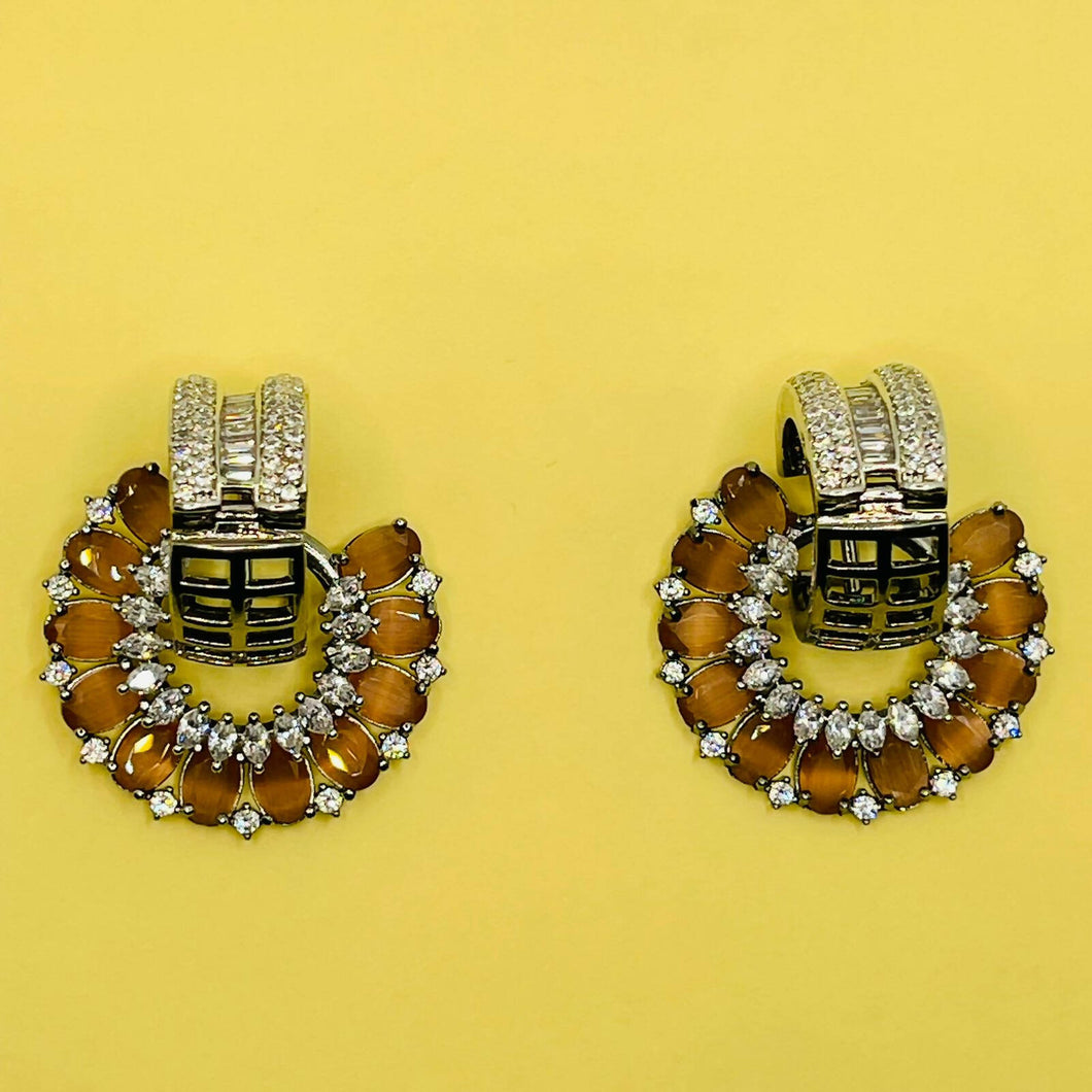 Honeysuckle Rings-Multifunction Studded Hoop Earrings