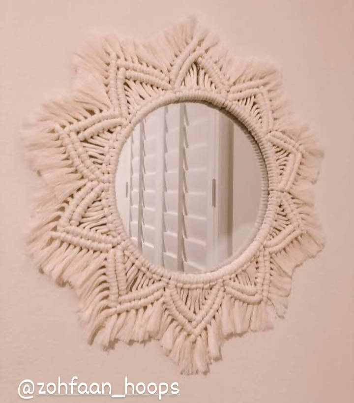 Macrame Mirror - Wall Hanging