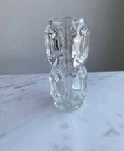Load image into Gallery viewer, Czech double optical art flower vase
