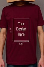 Load image into Gallery viewer, Custom Green Uni-sex Shirt with Personalized A4 Size Front Printing
