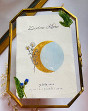 Load image into Gallery viewer, Birth Poster Frame -Moon Phase
