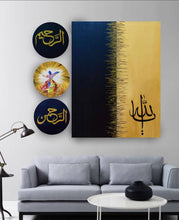Load image into Gallery viewer, Set of 4 beautiful handpainted canvases.
