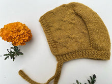 Load image into Gallery viewer, Ivory Cable | Handknitted Bonnets for Kids
