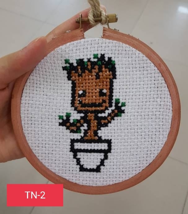 Tiny Groot | Embroidery Hoop