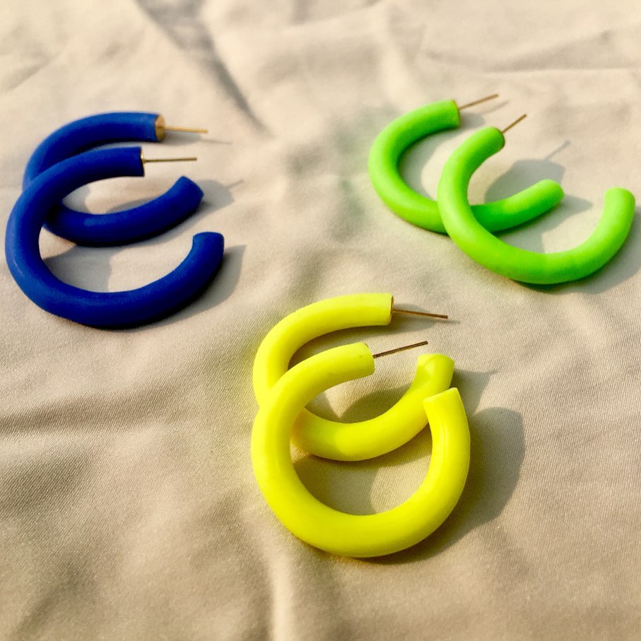 Hoops (Blue) | Earrings