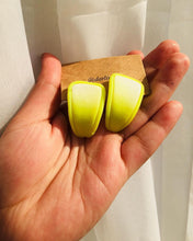 Load image into Gallery viewer, Hoops (Green) | Earrings

