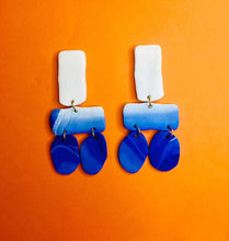 Load image into Gallery viewer, Hoops (Blue) | Earrings
