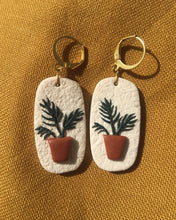 Load image into Gallery viewer, Plant Embroidery | Earrings
