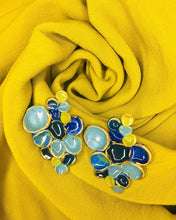 Load image into Gallery viewer, Hoops (Blue) | Earrings
