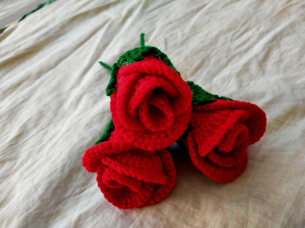 Crochet Rose Bud