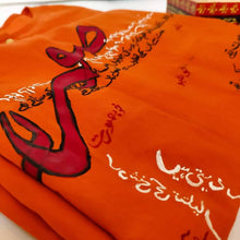 Load image into Gallery viewer, Khobsurat - Orange Stitched Shirt
