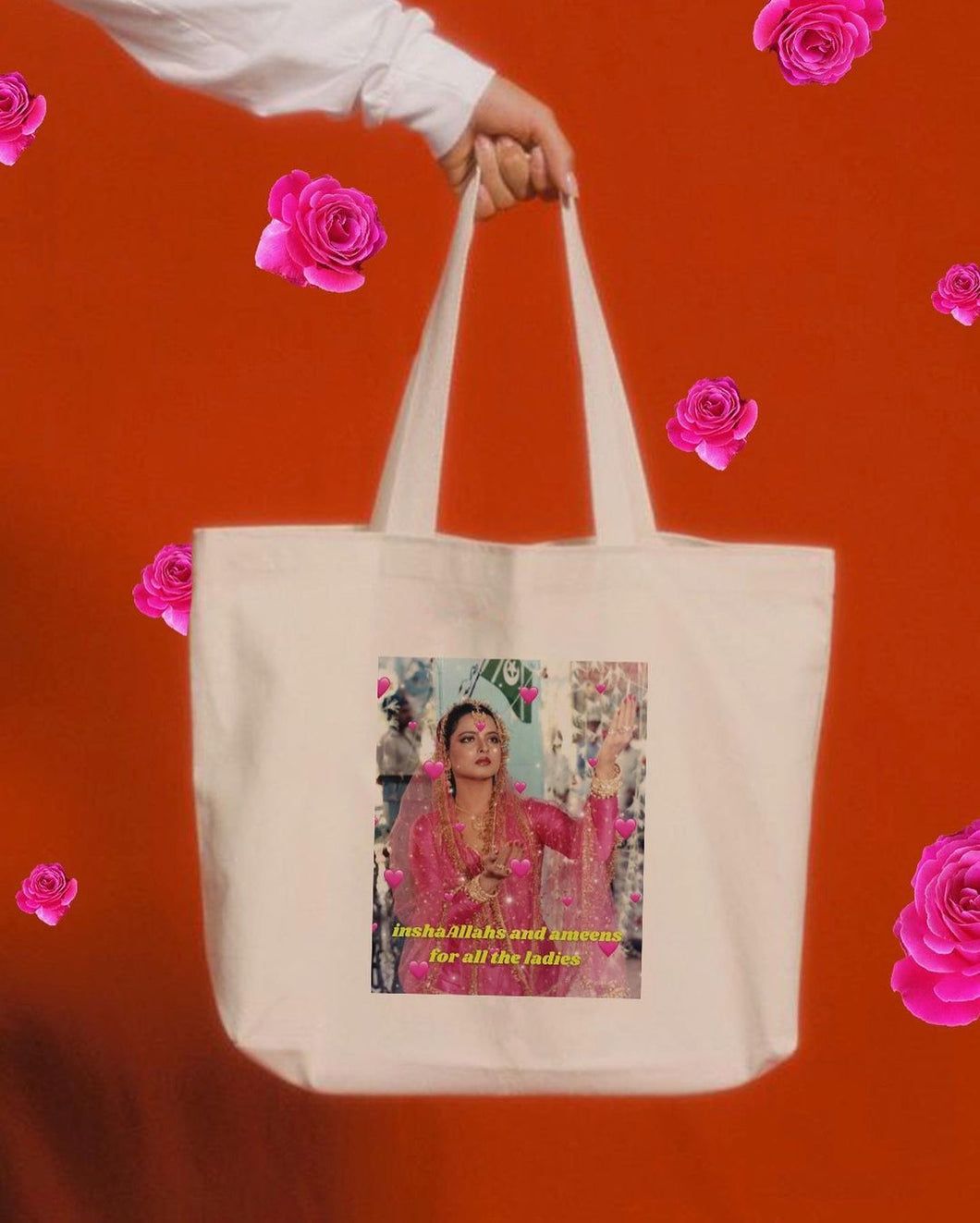 InshaAllahs & Ameens - Dilchasp Meme Totes | Canvas Tote Bags