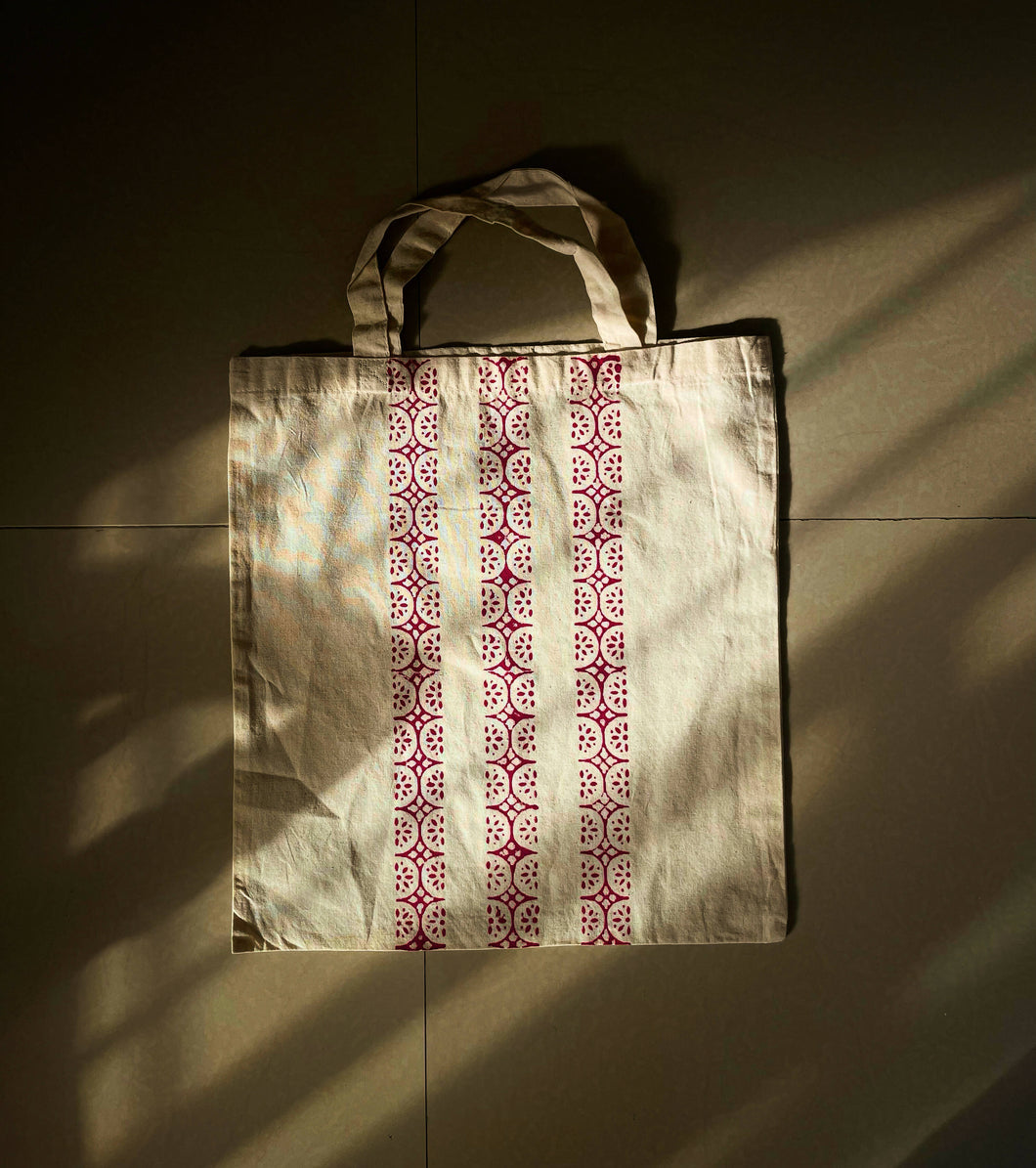 Tote bag Block Print (5 Line)