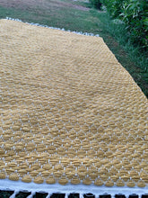 Load image into Gallery viewer, Yellow Recycled, Handwoven Rug - 4’x7’
