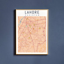 Load image into Gallery viewer, Pakistan City Maps - Lahore, Karachi, Islamabad or Customized
