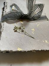 Load image into Gallery viewer, Handmade paper - old and gold
