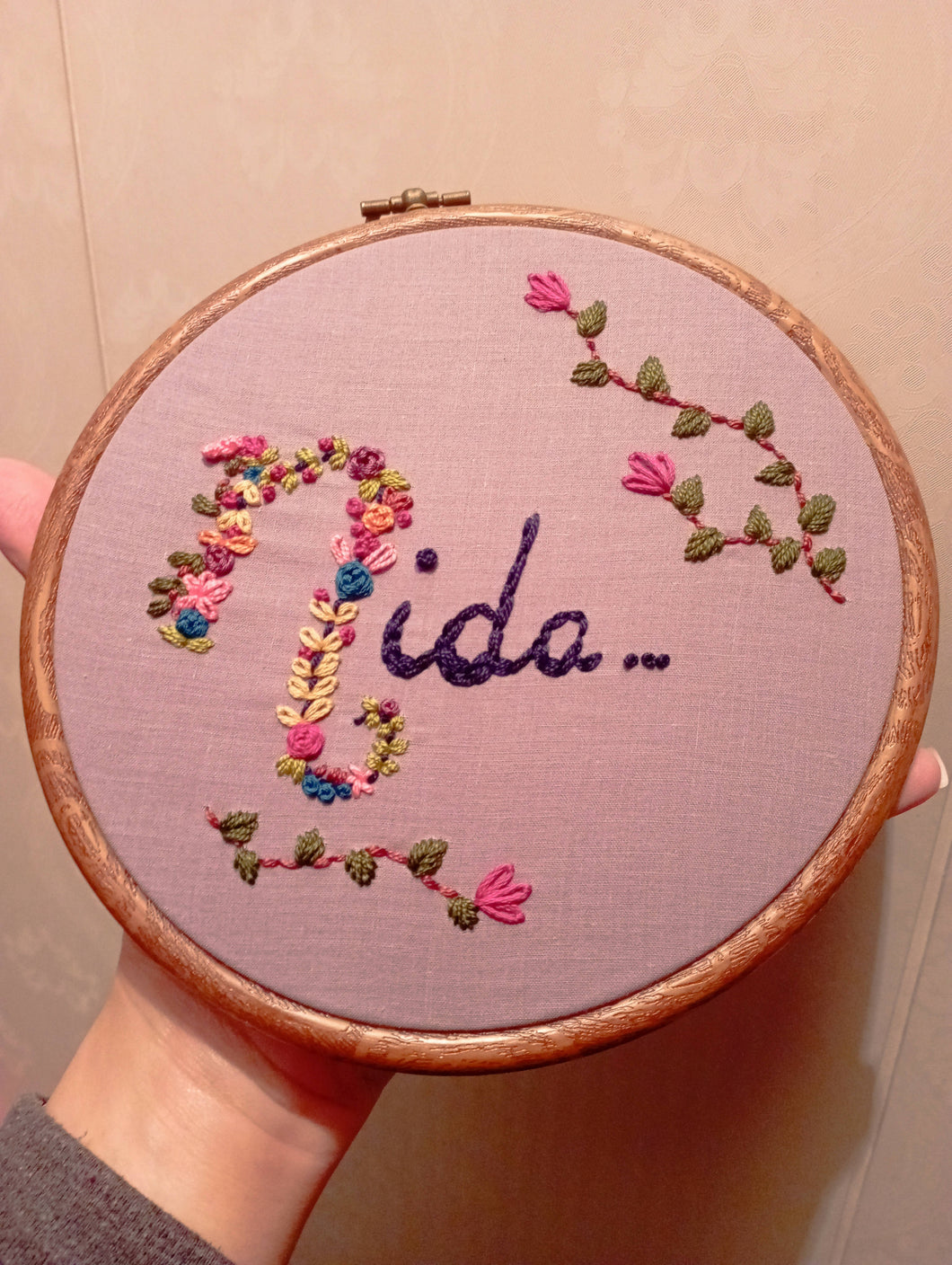 Nida Embroidered Wall Hanging