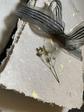 Load image into Gallery viewer, Handmade paper - old and gold
