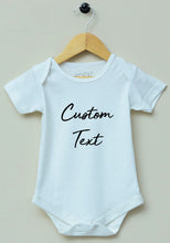 Load image into Gallery viewer, Customised Black Melange Uni-sex T-shirt For Kids Age 0 to 18 Months - Extra Soft Fabric - Export Quality
