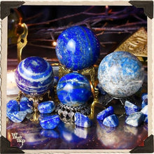 Load image into Gallery viewer, Lapis Lazuli Spheres-Therapy Stones
